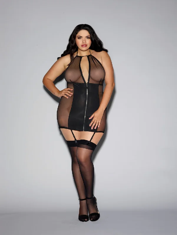 Sexy lingerie for flattering your figure-DG RD 10572X Garter Slip