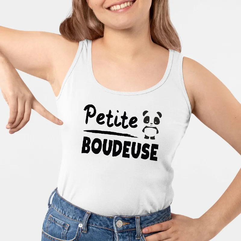 plus size camisoles tummy control-Débardeur Femme Petite boudeuse