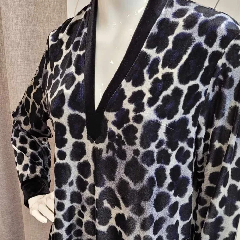 Cozy women's robes with soft cotton interior-Diamond Tea Lounger