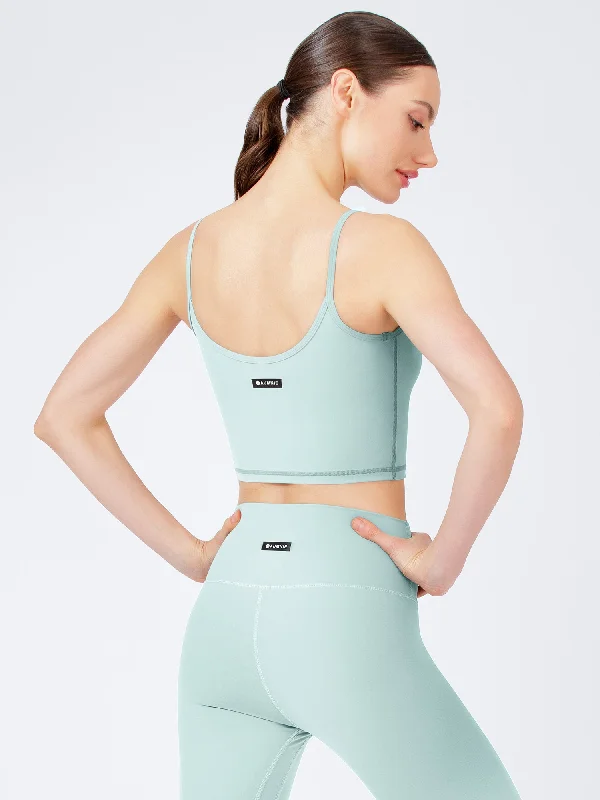 recycled polyester eco tanks-SIERRA TANK, HONEYDEW