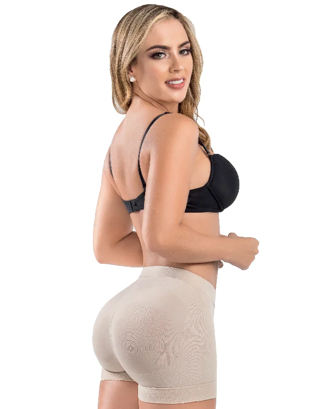 Padded bum shaper for smoother fit in pants-Butt Lifter Boy Short Brenda Mocca