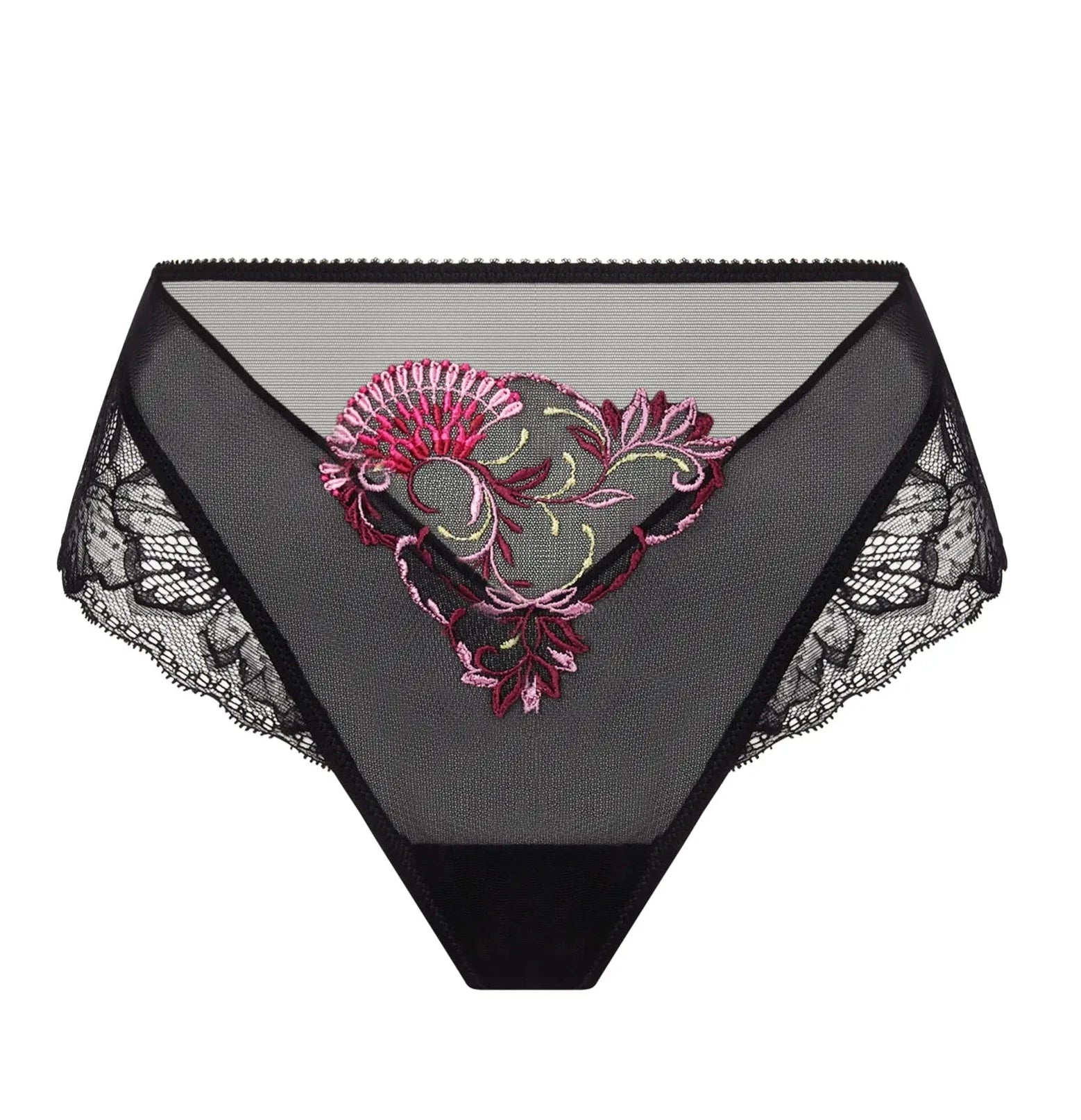 Women's panties for exercise comfort-Lise Charmel Floraison Passion Retro Sexy Brief