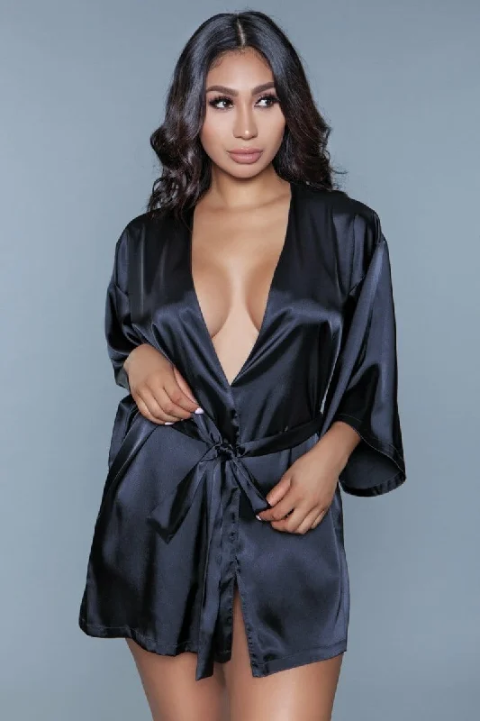 Women's robes with luxurious satin-Geovan Sweetheart Amora Robe