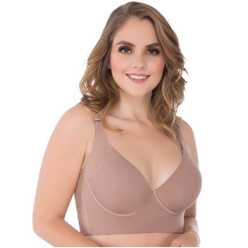 Bras for wearing after breast reduction-Extra Firm Control Mid Back Shaper Bra
