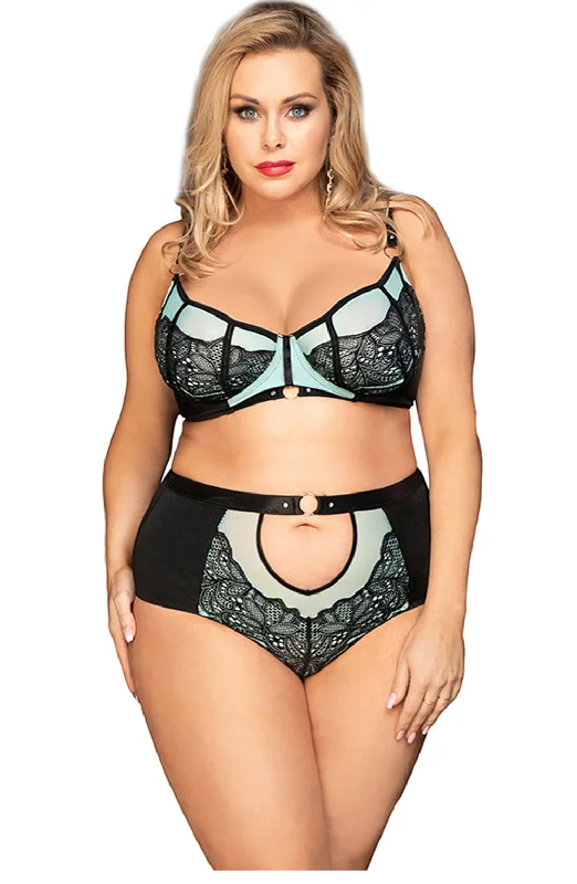 Sexy lingerie sets for bold looks-YesX YX830Q Blue Bra Set
