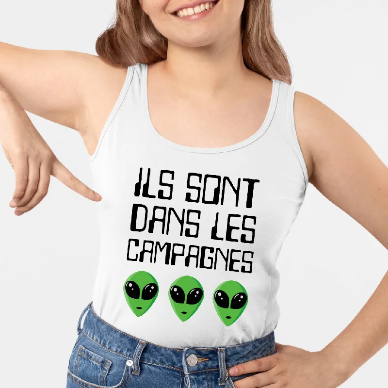 ombre camisoles gradient effect-Débardeur Femme Ils sont dans les campagnes