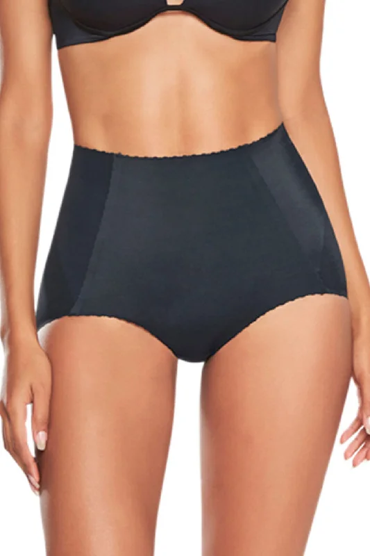 Sexy lingerie for flattering your figure-TrueShapers 1274 High-Waist Comfy Control Panty Color Black Sexy lingerie for flattering your figure-TrueShapers 1274 High-Waist Comfy Control Panty Color Black