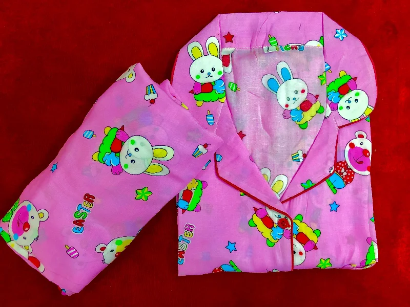 Comfortable matching mother and kid same suit for cozy weekends-Pink East