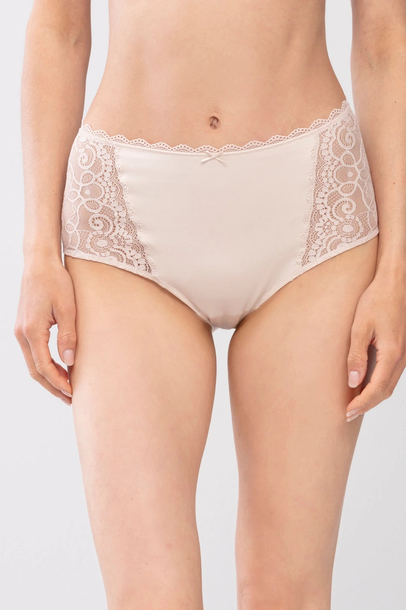 Women's panties for sensitive skin with soft cotton material-Mey Amorous High Waist Panties