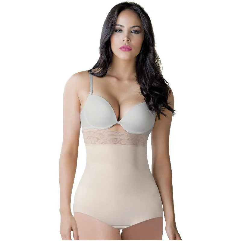 Padded bum shaper for lifting fit jeans-Colombian Strapless Lightweight Panties