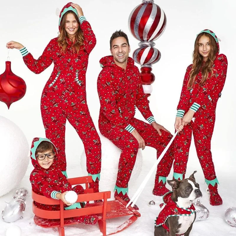 Matching mother and kid same suit for family picnics-Family Matching Christmas Pajamas Set Matching mother and kid same suit for family picnics-Family Matching Christmas Pajamas Set