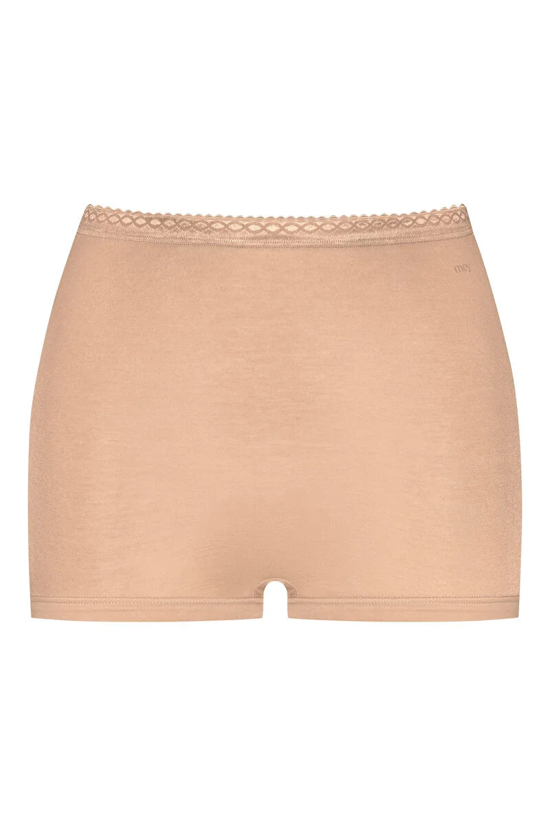 Women's panties with lightweight fabric for easy wear-Mey Lights Cotton No Side Seam Boy Short Boxers Women's panties with lightweight fabric for easy wear-Mey Lights Cotton No Side Seam Boy Short Boxers