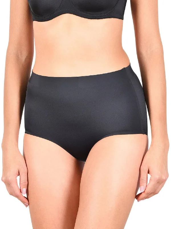 Comfortable women's panties with wide waistband-CULOTTE GAINE À LA TAILLE