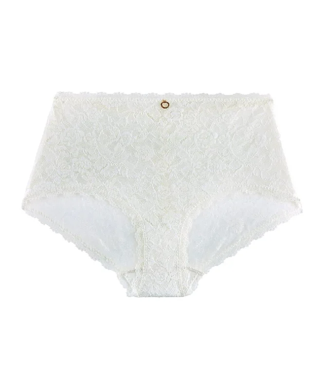 Sports panties for active women-Aubade Rosessence High-waist Brief Opale