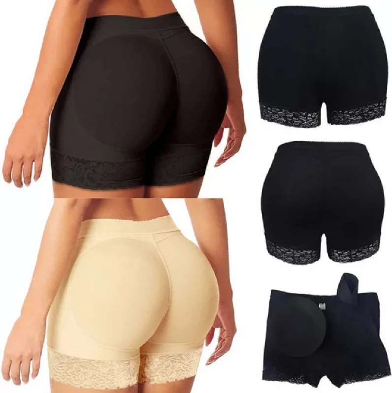 Padded bum shaper for shaping curves under skirts-Padded butt lifter body shaper