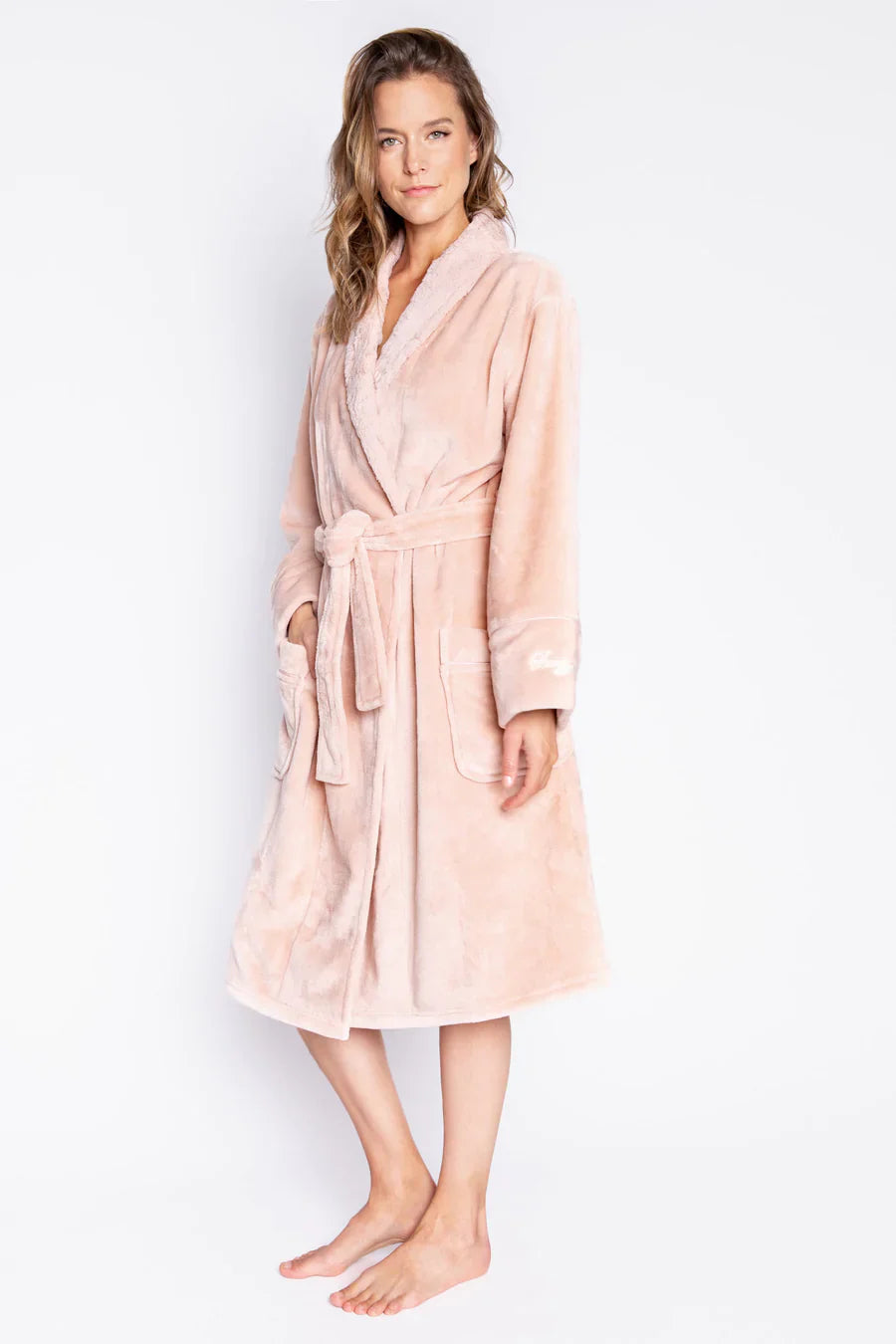 Women's robes for luxurious sleepwear-PJ Salvage Luxe Plush Robe - Snuggle Up!