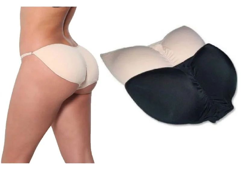 Padded bum shaper for shaping jeans fit-Low Rise String Bikini Butt Booster Panty