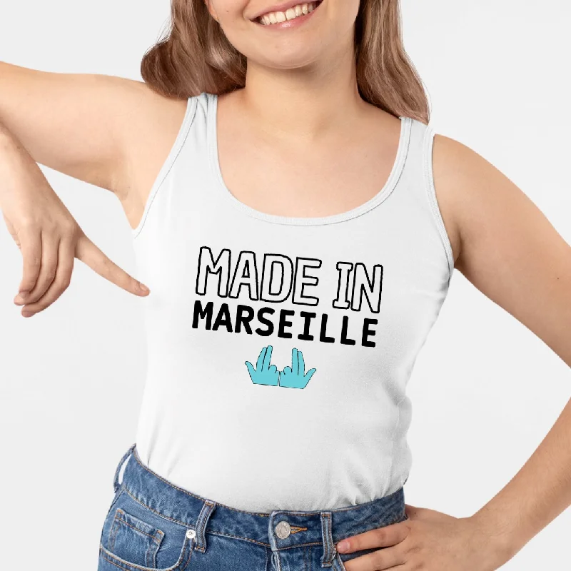 ombre camisoles gradient effect-Débardeur Femme Made in Marseille