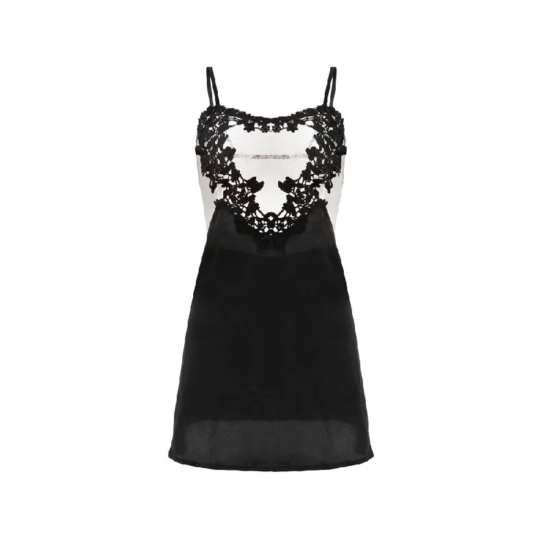 Sexy dress for evening elegance-Satin Doll Slip Dress and G-string - 3X/4X (Garment Only - No Box)