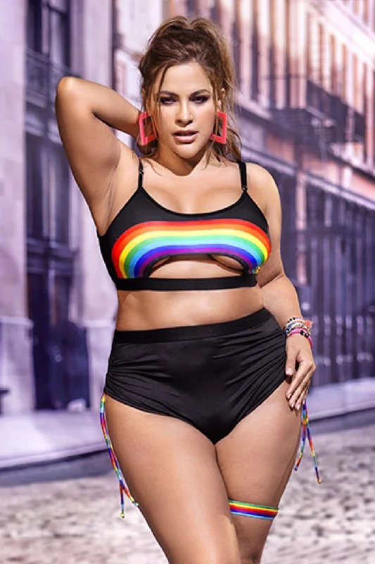 Sexy lingerie for every occasion-Mapale 2689X Two Piece Set Color Black