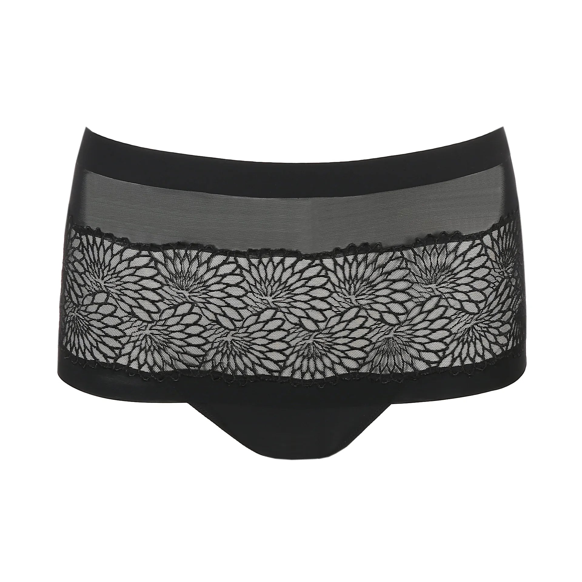 Women's cotton panties with high leg design for a flattering fit-PrimaDonna Sophora Hotpants Black Women's cotton panties with high leg design for a flattering fit-PrimaDonna Sophora Hotpants Black
