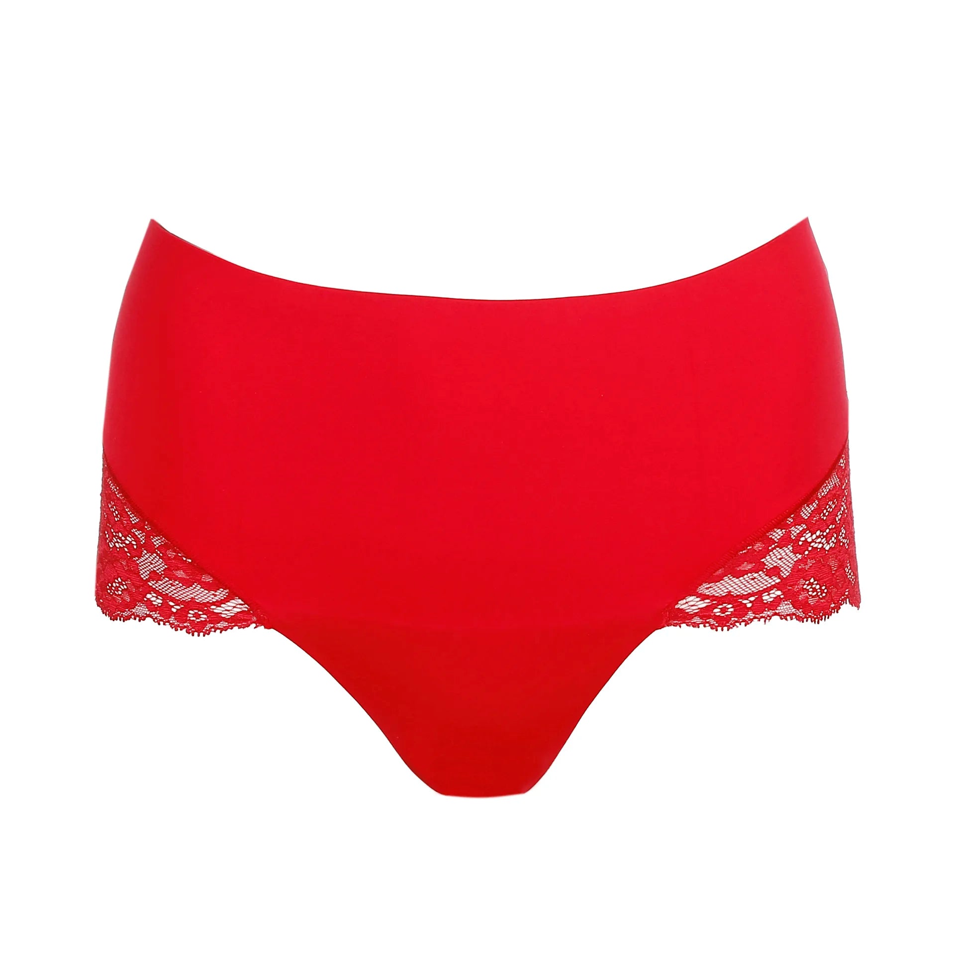 Women's panties with wide waistband for added comfort-MARIE JO COLOR STUDIO Scarlet