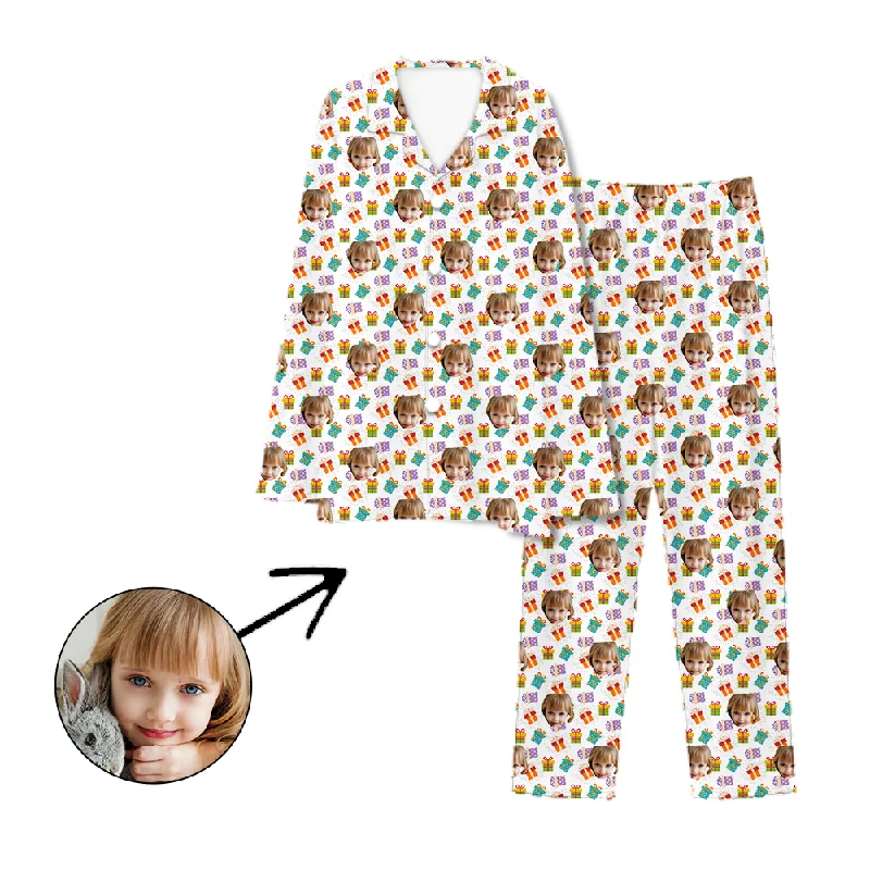 Soft fabric mother and kid same suit for comfort-Personalised Pyjamas Christmas Gifts