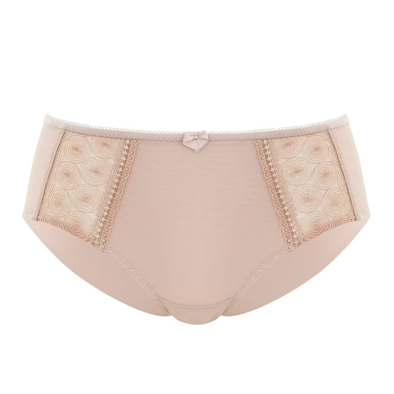 Women's panties for after surgery recovery comfort-Panache Cari Briefs Champagne