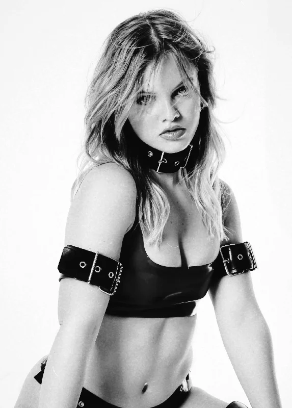 Nipple covers for invisible fit under fabric-Buckled Arm Bands