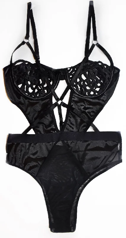 Lace lingerie sets for sensual nights-Sabrina Bodysuit