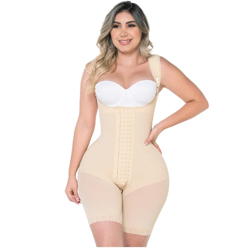 Padded bum shaper for sculpted and smooth fit-Fajas Guitar Bodysuit Shapewear