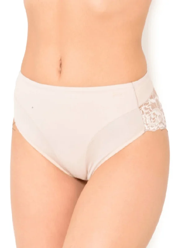 Women's panties with extra tummy control-CULOTTE GAINE MI-HAUTE-SHAPE GRETA