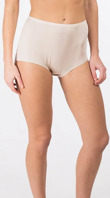 Women's panties with wide waistbands for extra comfort-Kim Allen Silk Knit Full Brief Underwear Women's panties with wide waistbands for extra comfort-Kim Allen Silk Knit Full Brief Underwear