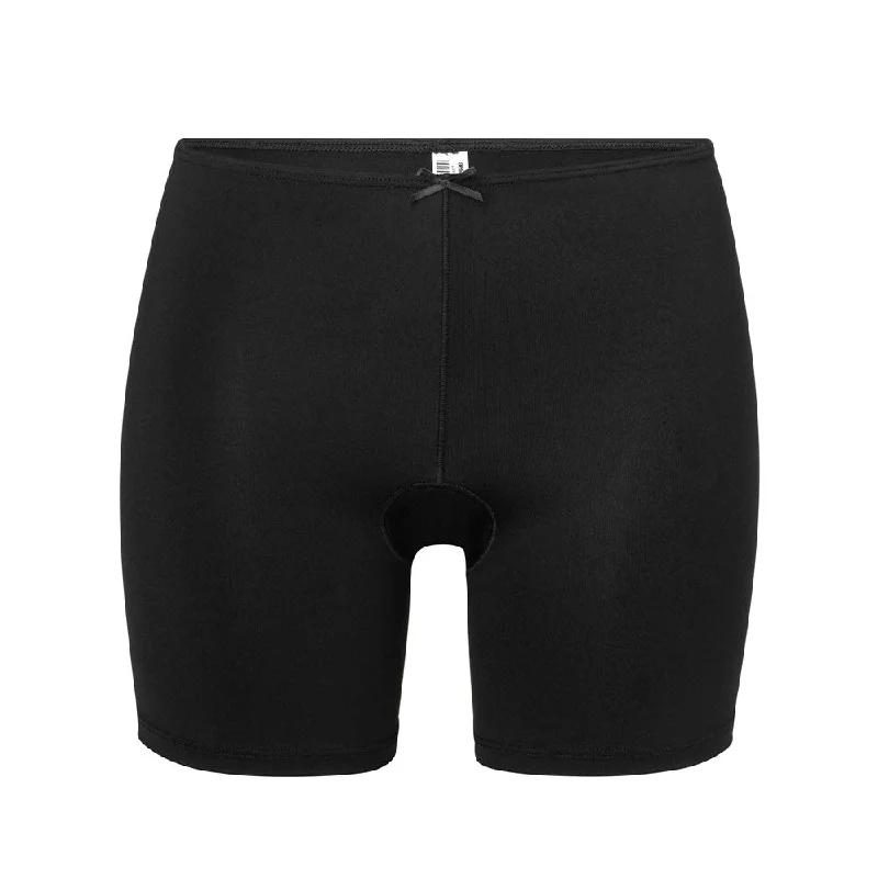 Women's panties with cute designs-Avet trosa med ben Black
