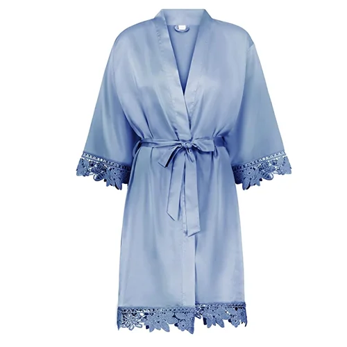 Women's robes with deep pockets for convenience-Personalized Silk Robes for Women - Bridesmaids Bathrobes