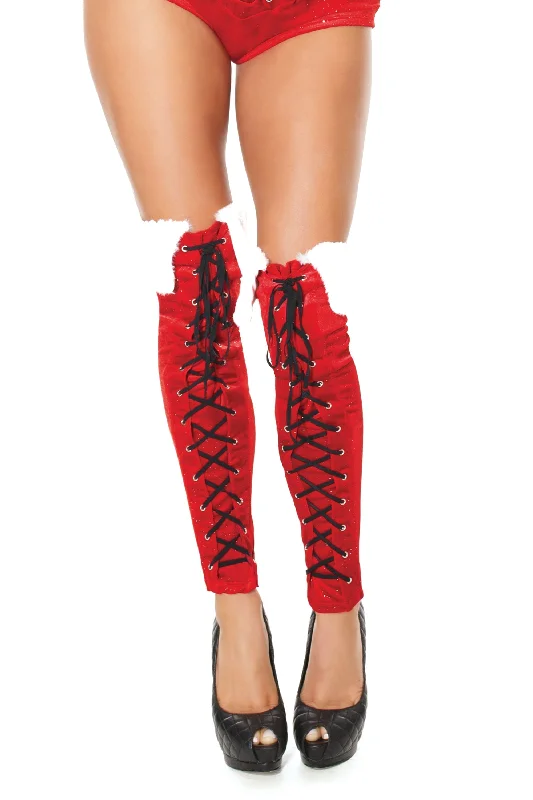 Nipple covers for invisible fit under sheer tops-Coquette 20315 Sparkle Velvet Boot Covers