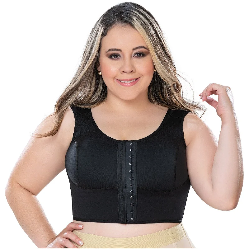 Bras for post-op recovery care-High Back Compression Supportive Bra