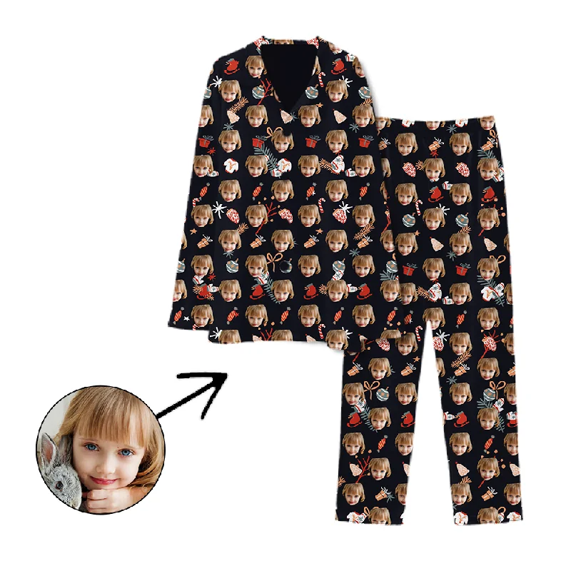Trendy mother and kid same suit for outings-Personalised Pyjamas Christmas Decorate