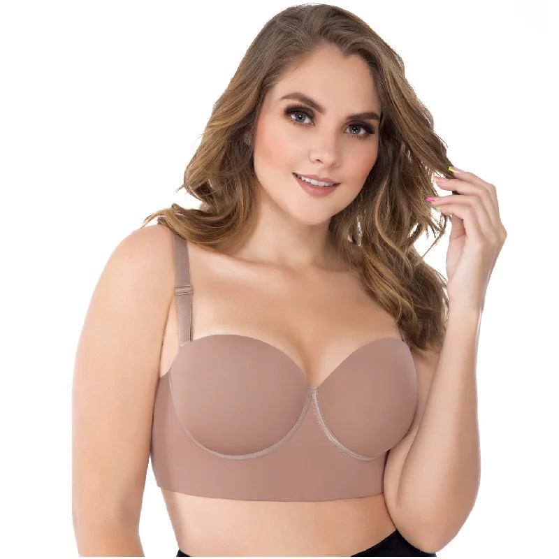 Bras for after breast reconstruction surgery-Firm Control Side Wire Supportive Bra