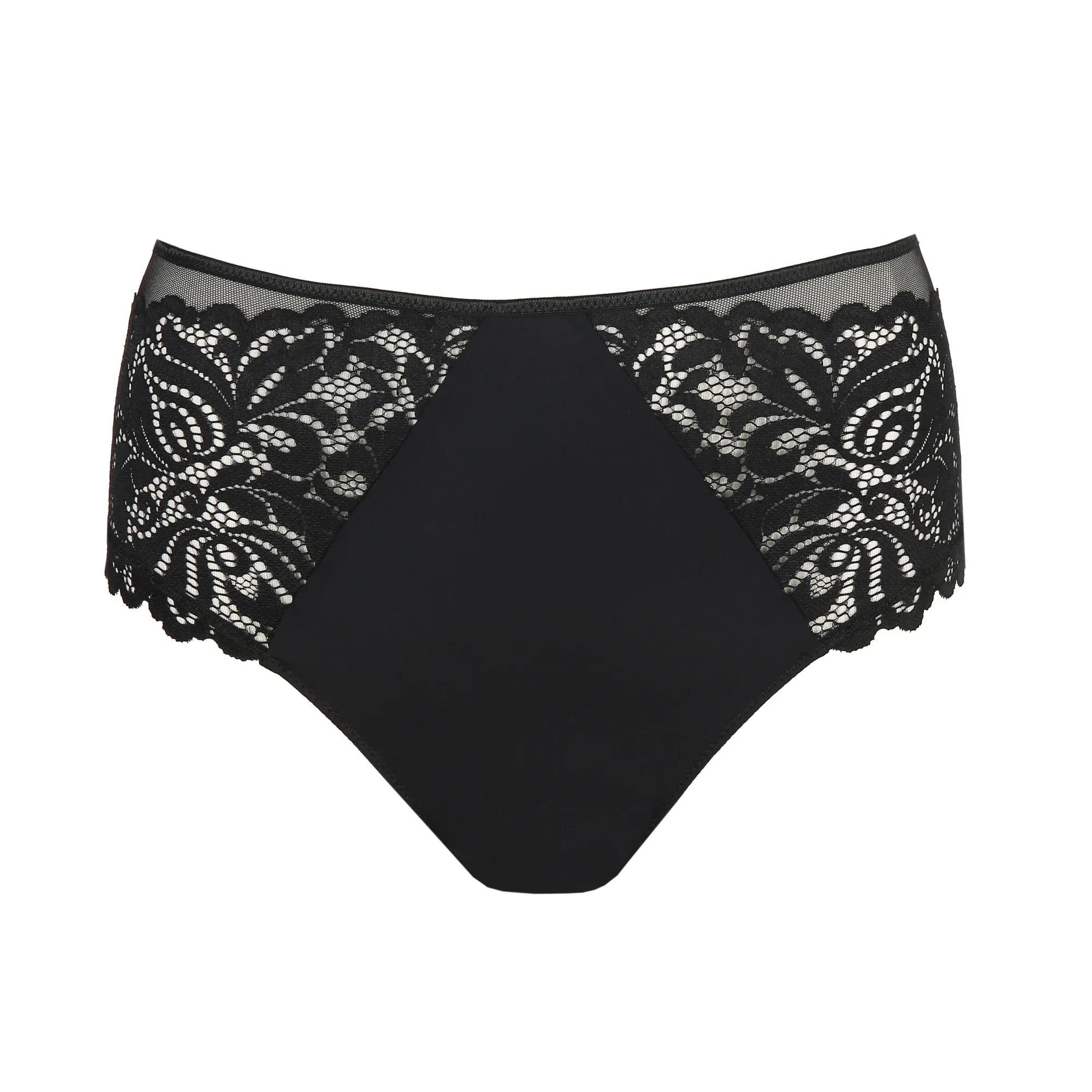 Women's panties with extra soft fabrics for sensitive skin-Marie Jo Elis Full briefsBlack Women's panties with extra soft fabrics for sensitive skin-Marie Jo Elis Full briefsBlack