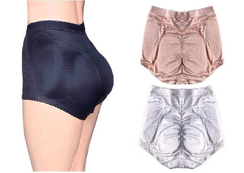 Padded bum shaper for lifting pants-Mid-Rise Padded Butt & Hip Full Panty