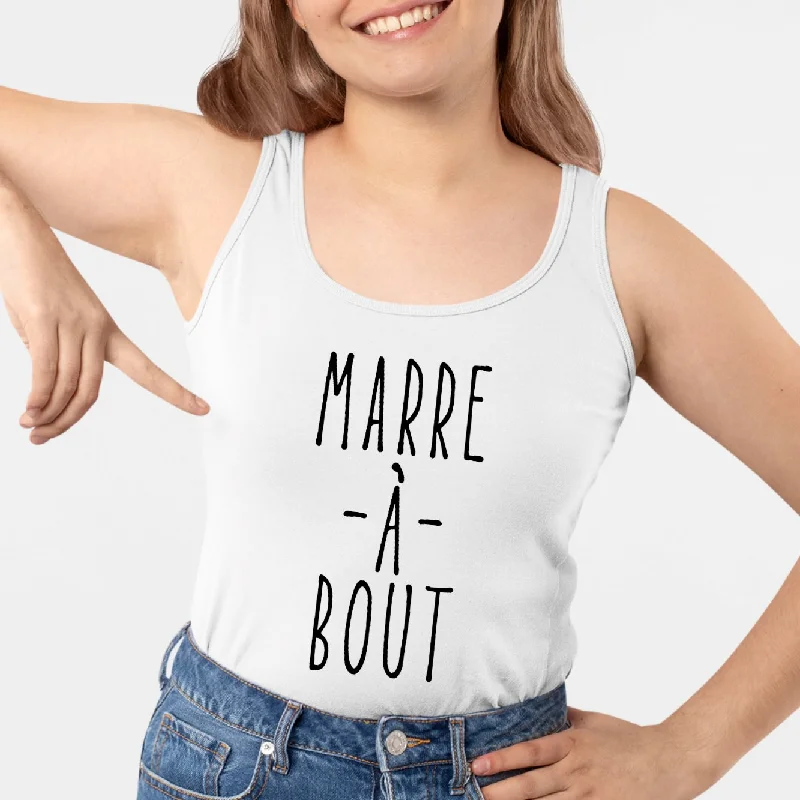 slow fashion camisoles handmade-Débardeur Femme Marre à bout