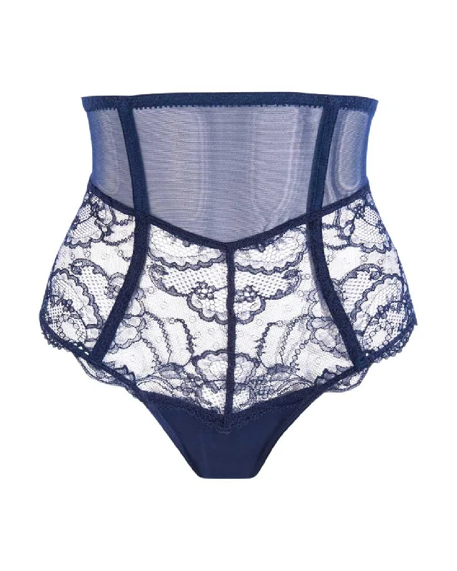 Women's seamless cotton panties for a comfortable fit-Soir De Venise High-Waist
