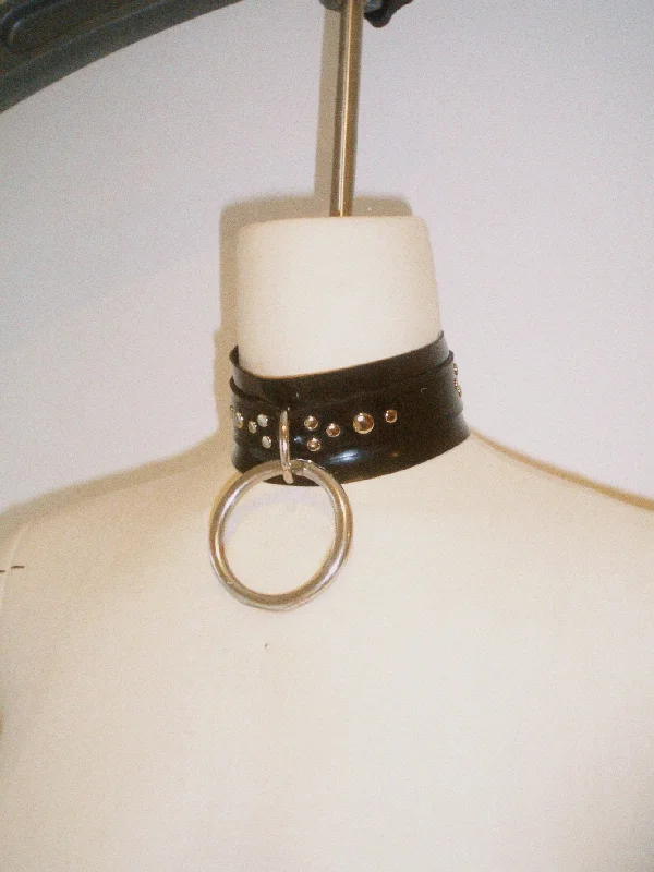 Nipple covers for clothing transparency-Bound Collar