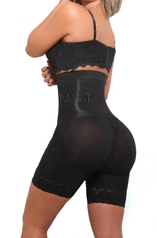 Padded bum shaper for curvier silhouette under clothes-Combinaison minceur body lift court Padded bum shaper for curvier silhouette under clothes-Combinaison minceur body lift court