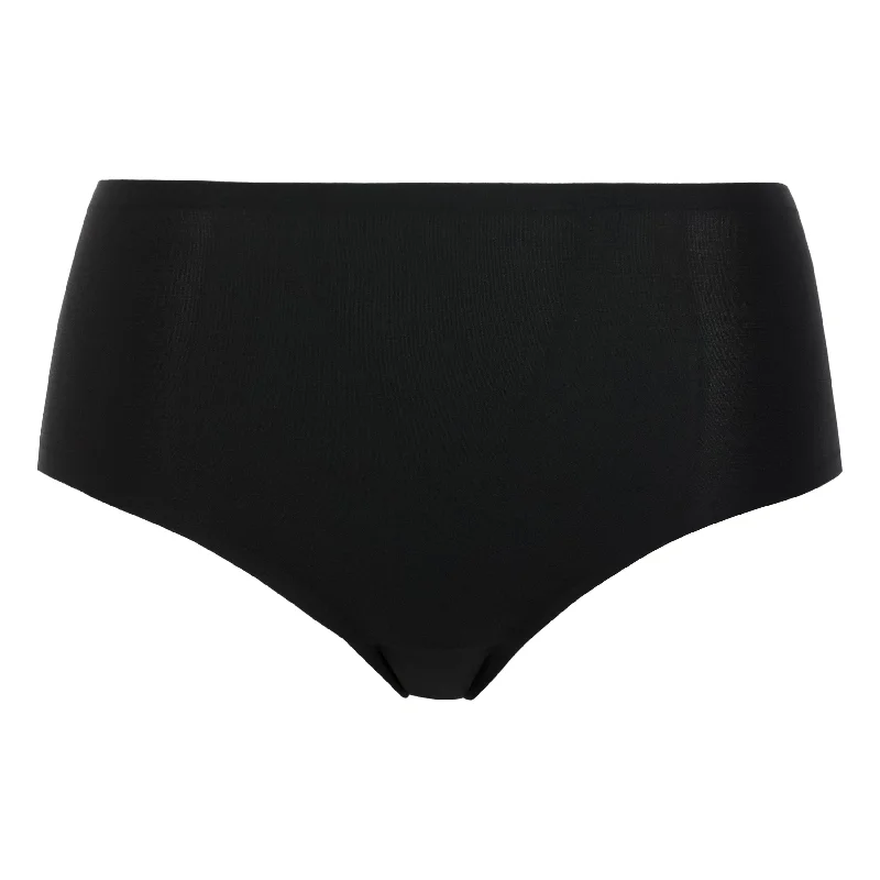 Women's panties with microfiber finish for comfort-Chantelle Softstretch High Waist String Black Women's panties with microfiber finish for comfort-Chantelle Softstretch High Waist String Black