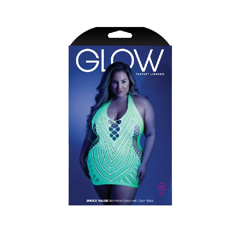 Sexy dress for festive wear-Shock Value Dress Queen Size Neon Green