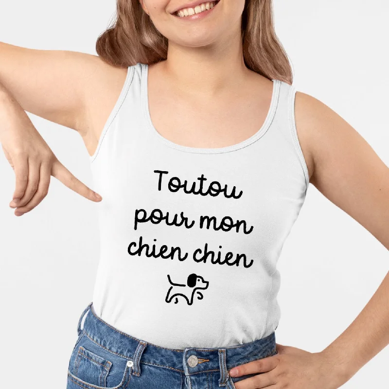 tanks clearance final sale-Débardeur Femme Toutou pour mon chien chien