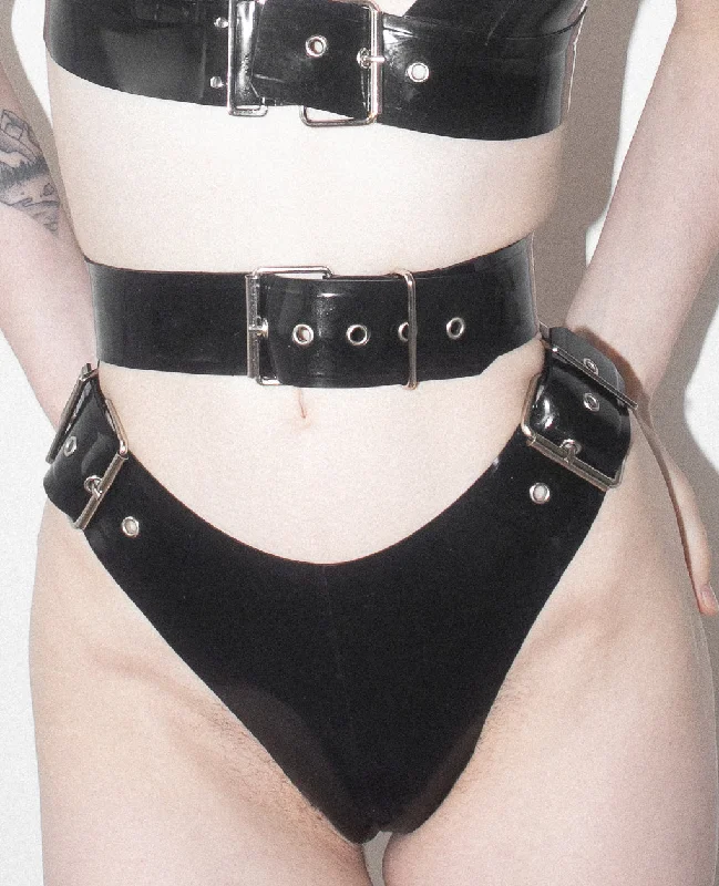 Nipple covers for under tight clothes-Buckled Waist Belt