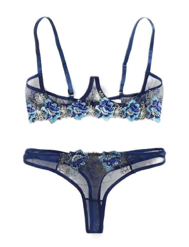 Feminine lingerie sets for romantic date-Sammie Set